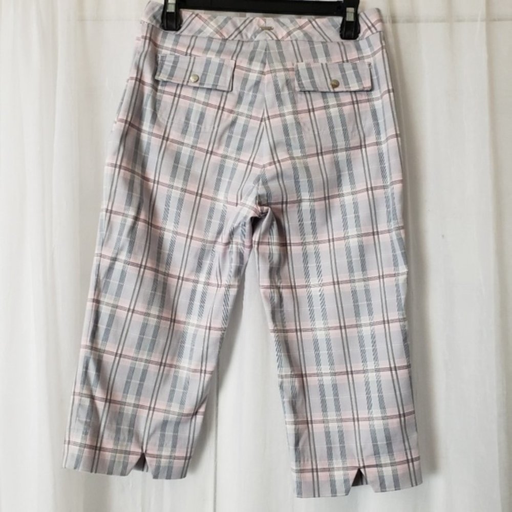 Capri Pants size 4 Astra Classic Plaid - Picture 2 of 4